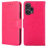 For Xiaomi Redmi Note 12 Turbo/Poco F5 5G Textured Cell Phone Leather Case Stand Wallet Cover