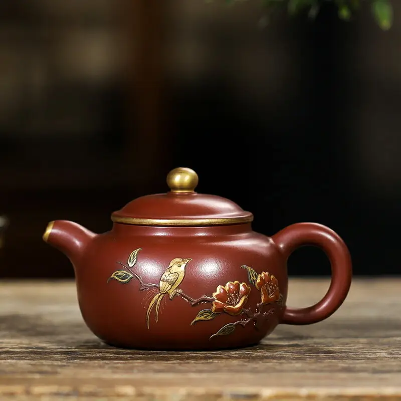 中国古美術・双色梅花紫砂壺・底款：周桂珍紋・宜興原鉱・清水泥急須・茶壺・茶道具 周桂珍的價格推薦- 2025年12月|飛比價格