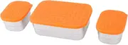 SENECESLI Insulated Food Containers, 304 Stainless Steel Lunch Box Leakproof with Silicone Lids, 230ml 720ml Portable Snack Container Set for Microwave Use