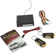 Car Central Locking System with LED Remote Control - Universal 12V Central Power Door Lock Kit for All Vehicles, Includes Trunk Release and Parking Locator