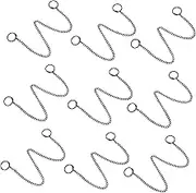 20pcs Hanging Chains with Hooks Garden Plant Hanger Modern Finish for Indoor Outdoor Displays Versatile Plant Hanger for Easy Attachment Detachment