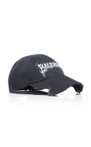 [Balenciaga] Logo-Embroidered Cotton Baseball Cap