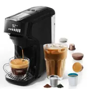 H1B 6-in-1 Pods Coffee Maker, 19 Bar Espresso Machine for Pods, Compatible wi...