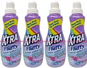 4x xtranice'n Fluffy Liquid Fabric Softener Tropical Passion 25 oz Ea =120 Loads