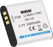 MINSHI LI-90B Replacement Battery Compatible with Olympus Stylus SP-100EE 【3.7V 1800mAh】 High Performance Compatible Camera Battery 2023KA