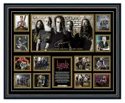 LAMB OF GOD WRATH SIGNED POSTER LIMITED EDITION FRAMED MEMORABILIA