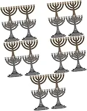 Sets Sturdy Alloy Desktop Candle Holder Taper Candle Stand for Living Room Pcs