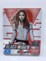 Black Widow 4K UHD / Blu-ray Steelbook | AUS Region B | Rare/OOP | New/Sealed