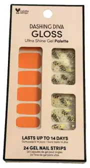 Dashing Diva Gloss Ultra Shine Palette 24 Gel Nail Strips Daybreak