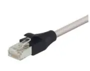 100% Shielded Cat 6, 10GB, RJ45 / RJ45 PVC Jacket, Gray 7.0 ft L-com QTY. 10
