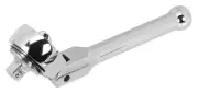 Performance Tool W36114 1/4 Inch Drive Stubby Flex Ratchet
