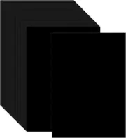 100 Sheets Black Cardstock Thick Paper – A4 Blank Medium Weight 70 Lb Cover Card