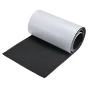 6.56ft x 11.8 Inch 5mm Thick EVA Foam Sheets Black Self Adhesive Back