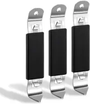 3 Pack Magnetic Bottle Openers Stainless Steel Flat Bottle Opener, Solid