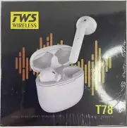 TWS Wireless HIFI IDAKODUT78 T78 Waterproof Finger Touch Control White Earbud