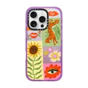 iPhone 16 Pro Impact Case MagSafe Compatible Flower Child