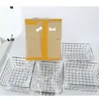 4Pcs Metal Wire Baskets Wire Storage Baskets with Handles 11 x 8.7 x 4.7 jebrm