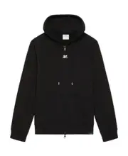 Long-sleeved zipper sweatshirt XL Black