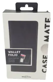 Case-Mate Wallet Folio Leather Folding Case for Apple iPhone 11 Pro 5.8"