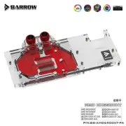 Barrow GPU Block for Reference Edition AMD RX6900XT Support Original Backplate