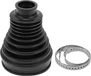 X AUTOHAUX No.95B501151 CV Joint Boot Kit W/Clamps for Porsche Macan 2015-2022 Inner Constant Velocity Joint Boot Strong Durable Rubber 1 Set Black