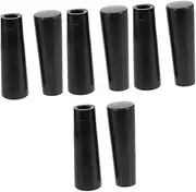 SHOWERORO 8 Pcs Beer Tap Handle Beer Accessories Beer Tap Cover Handle for Kegerator Tap Handles for Kegerator Draft Keg Caps Kegerator Parts Beer Keg Tap Plastic Black