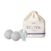 NEW Ecoya Lavender & Chamomile Dryer Ball Set 4pce