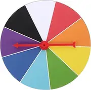 WHAMVOX 5 Pcs Machine Decor Win Wheel Small Wheel The Colour Wheel Fortune Pour Carnival and Win Game Brain Table Wheel Roue Exquisite Turn Plate Colorful PVC
