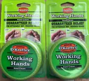 2 x O'Keeffe's Working Hands Cream TUB DRY HANDS THAT CRACK & SPLIT Gorilla Glue