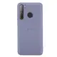 HTC Desire20 Pro 馬卡龍矽膠保護殼-紫色(台灣原廠公司貨-盒裝)