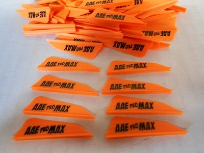 100- AAE PRO Max 1.7" SUNSET GOLD Vanes! arizona archery arrow fletching