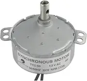 CHANCS Synchronous Motor TYC-50 12V AC 30-36RPM CCW 4W Small Electric Motor Turntable Gear Box for Microwave Oven