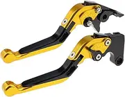 Motorcycle Brake Clutch Levers,For Y-AMAHA MT-09 MT09 TRACER 2015-2020 2019 2018 2017 2016 CNC Motorcycle Folding Extendable Clutch Brake Levers Aluminum Brake Clutch Levers