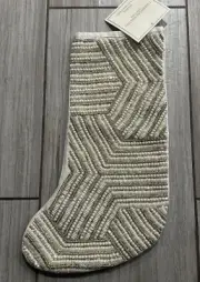Christian Siriano Christmas Holiday Luxe Beaded Pearl Stocking