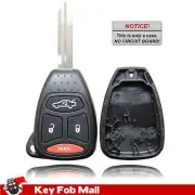 New Key Fob Remote Shell Case For a 2008 Jeep Liberty 4 Button w/ Trunk