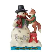 Jim Shore Heartwood Creek Snowman with Fox