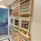 6-Tier Wall Display Shelf Unit Cabinet Toy Storage Shelves Case w/ Acrylic Door