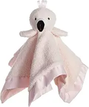 Apricot Lamb Stuffed Animals Flamingo Security Blanket Infant Nursery Character Blanket Luxury Snuggler Plush Baby Lovey(Flamingo, 13 Inches)