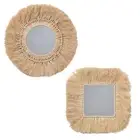 Farmhouse Wall Mirror, Boho Mirror, Rustic Wall Art Decor, Decorative Mirror,