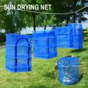 Folding Drying Fish Net Anti-fly Fishing Net Drying Fish Cage Net Drying K1G9