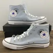 Converse Shoes Sz 13 Cloudy Daze Blue Chuck Taylor All Star Logo Remix Hi Top