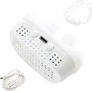 Boniffy 2022 New Upgraded Portable 3-Level Electric Variable Speed Anti-snoring Device, Electric Anti-snoring Device, Anti-snoring Devices, Snoring Solution, Anti snoring Nose Clip (White)