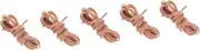 TEHAUX 5pcs Cowhide Leather Cord for DIY Jewelry Making Durable and Versatile Bead String Rope for Craft Supplies for Bracelets Necklaces and Clothing Decoration