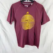 Adidas Mens Climalite Dark Red NCAA Arizona State Sun Devils Basketball