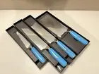 “Chalchite” Handle Knife Set - Kiritsuke Gyuto, Nakiri, Cleaver And Petty Knife