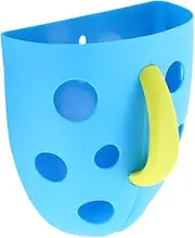 SUPVOX 1Pc Wall Mounted Bath Organizer Suction Cup Storage Pouch for Bathroom Accessories Safe Material Easy Clean Up for Nursery and Play Areas