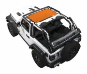 SpiderWebShade Mesh Bikini Top-Orange, for Jeep JL 2dr.; JLKINI-2D-ORG