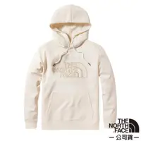 在飛比找momo購物網優惠-【The North Face】女 白色胸前刺繡LOGO連帽