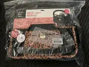 Petunia Pickle Bottom Wander Stroller Caddy In Leopard Leatherette