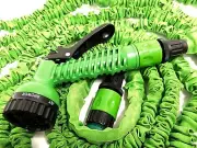 Deluxe 25/50/75/100 ft Expandable Flexible Garden Water Hose Pipe w/Spray Nozzle
